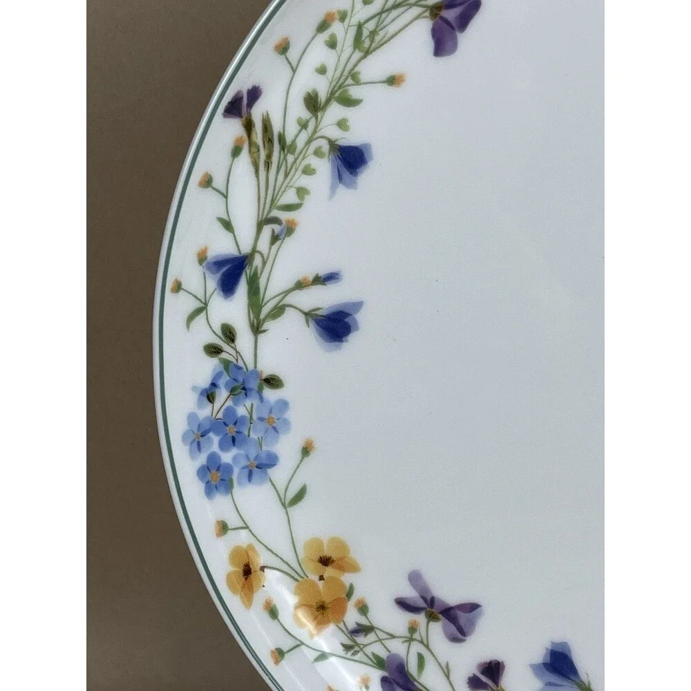 2 NWT Mikasa Spring Floral Quinn House of Turnoursky Dinner Plate 11” Bone China